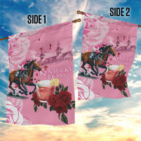 Kentucky Horse Racing Garden Flag Churchill Downs Derby Strawberry Mint Julep Cocktail