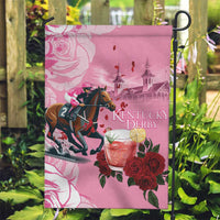 Kentucky Horse Racing Garden Flag Churchill Downs Derby Strawberry Mint Julep Cocktail