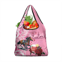 Kentucky Horse Racing Grocery Bag Churchill Downs Derby Strawberry Mint Julep Cocktail