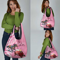 Kentucky Horse Racing Grocery Bag Churchill Downs Derby Strawberry Mint Julep Cocktail