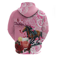 Kentucky Horse Racing Hoodie Churchill Downs Derby Strawberry Mint Julep Cocktail