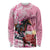Kentucky Horse Racing Long Sleeve Shirt Churchill Downs Derby Strawberry Mint Julep Cocktail
