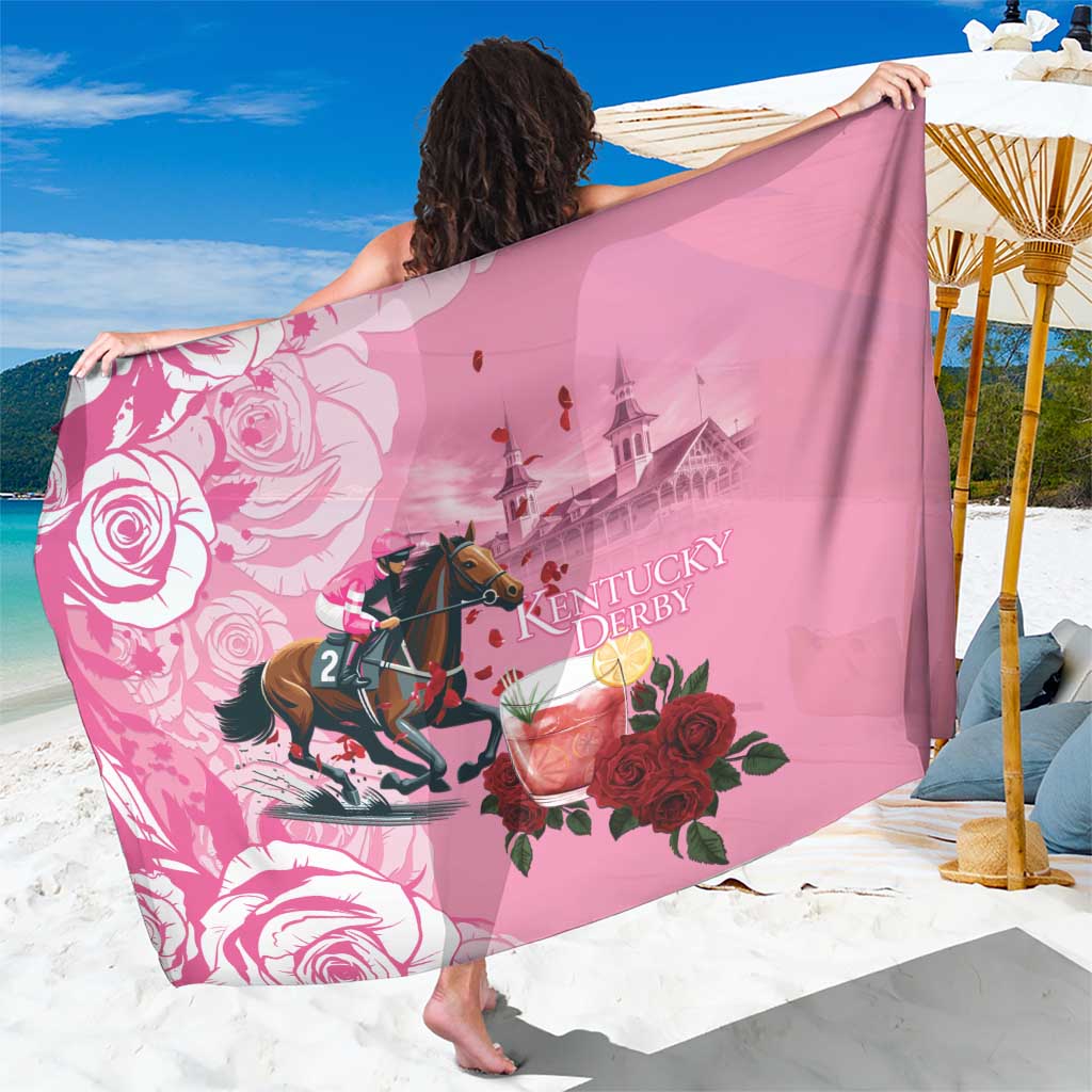 Kentucky Horse Racing Sarong Churchill Downs Derby Strawberry Mint Julep Cocktail