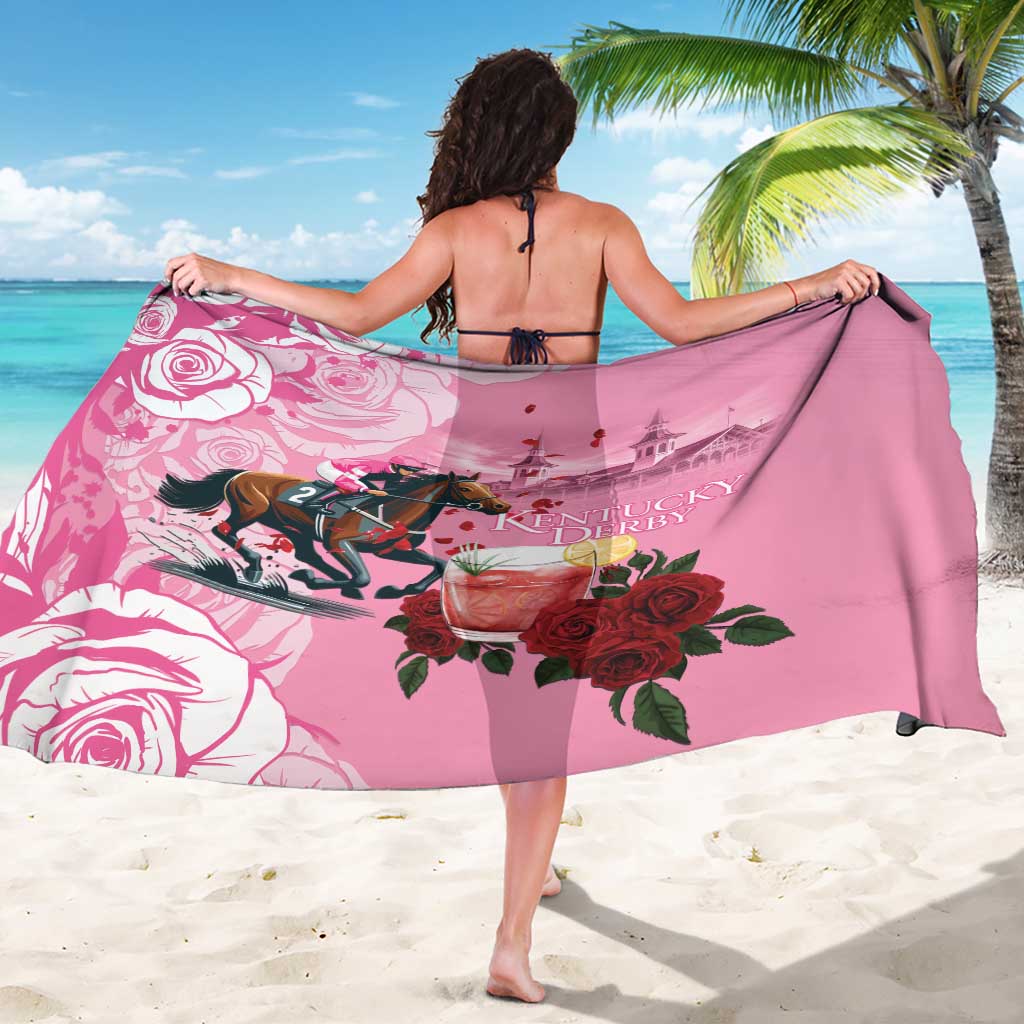 Kentucky Horse Racing Sarong Churchill Downs Derby Strawberry Mint Julep Cocktail