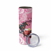 Kentucky Horse Racing Skinny Tumbler Churchill Downs Derby Strawberry Mint Julep Cocktail