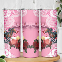 Kentucky Horse Racing Skinny Tumbler Churchill Downs Derby Strawberry Mint Julep Cocktail