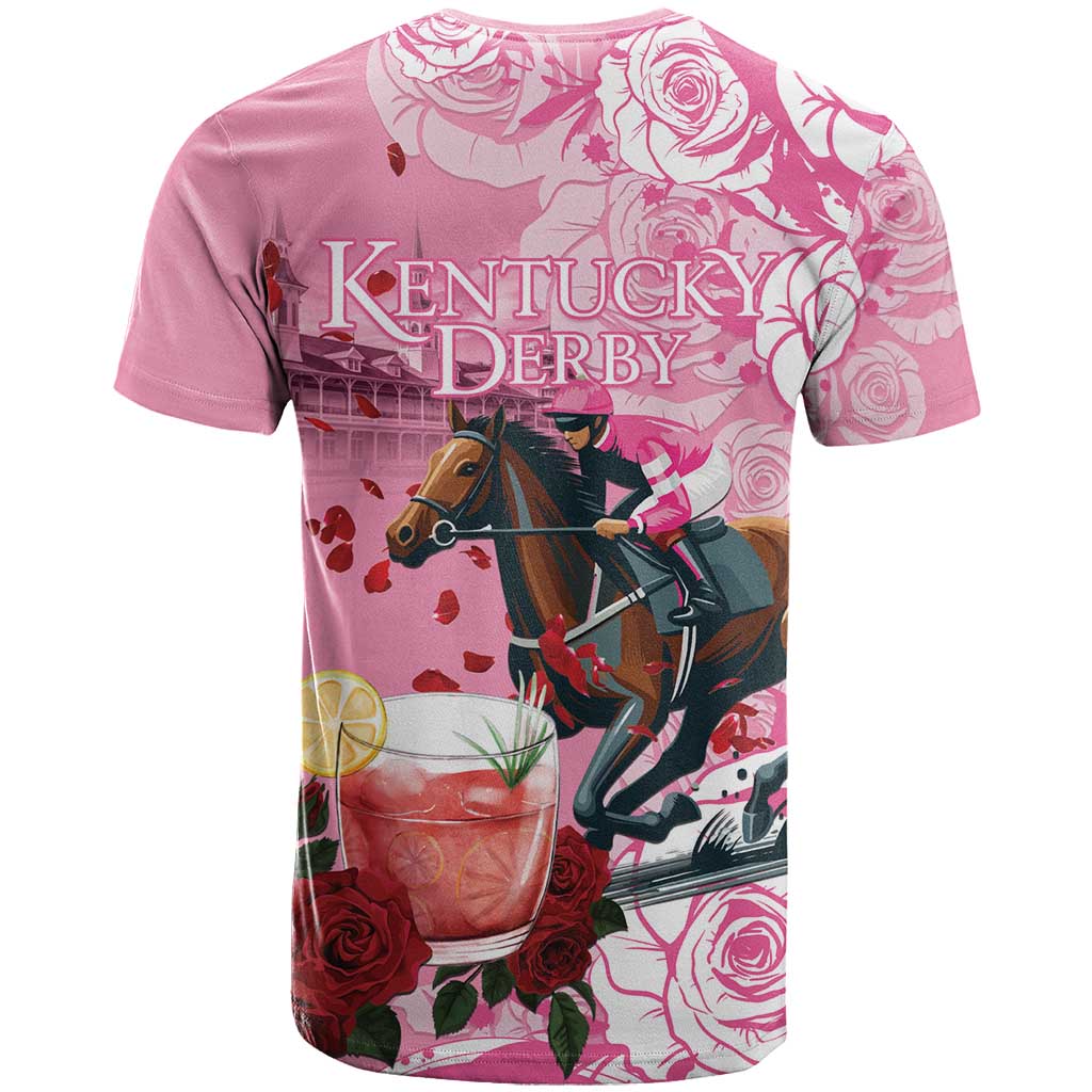 Kentucky Horse Racing T Shirt Churchill Downs Derby Strawberry Mint Julep Cocktail