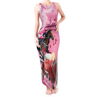 Kentucky Horse Racing Tank Maxi Dress Churchill Downs Derby Strawberry Mint Julep Cocktail