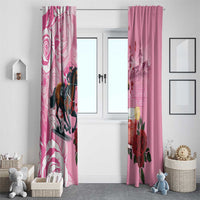 Kentucky Horse Racing Window Curtain Churchill Downs Derby Strawberry Mint Julep Cocktail