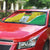 Burkina Faso Independence Day Auto Sun Shade Coat Of Arms - Grunge Style - Wonder Print Shop