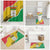 Burkina Faso Independence Day Bathroom Set Coat Of Arms - Grunge Style - Wonder Print Shop
