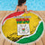 Burkina Faso Independence Day Beach Blanket Coat Of Arms - Grunge Style - Wonder Print Shop