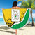 Burkina Faso Independence Day Beach Blanket Coat Of Arms - Grunge Style - Wonder Print Shop