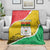 Burkina Faso Independence Day Blanket Coat Of Arms - Grunge Style - Wonder Print Shop
