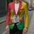 Personalized Burkina Faso Independence Day Blazer Coat Of Arms - Grunge Style - Wonder Print Shop