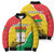 Personalized Burkina Faso Independence Day Bomber Puffer Jacket Coat Of Arms - Grunge Style - Wonder Print Shop