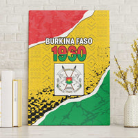 Burkina Faso Independence Day Canvas Wall Art Coat Of Arms - Grunge Style - Wonder Print Shop