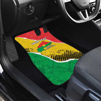 Burkina Faso Independence Day Car Mats Coat Of Arms - Grunge Style - Wonder Print Shop