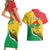Personalized Burkina Faso Independence Day Couples Matching Short Sleeve Bodycon Dress and Hawaiian Shirt Coat Of Arms - Grunge Style - Wonder Print Shop