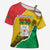 Personalized Burkina Faso Independence Day Cross Shoulder Shirt Coat Of Arms - Grunge Style - Wonder Print Shop