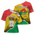 Personalized Burkina Faso Independence Day Cross Shoulder Shirt Coat Of Arms - Grunge Style - Wonder Print Shop