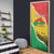 Personalized Burkina Faso Independence Day Door Cover Coat Of Arms - Grunge Style - Wonder Print Shop