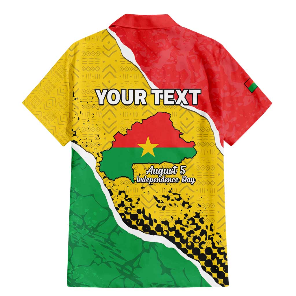 Personalized Burkina Faso Independence Day Family Matching Mermaid Dress and Hawaiian Shirt Coat Of Arms - Grunge Style - Wonder Print Shop