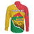 Personalized Burkina Faso Independence Day Family Matching Mermaid Dress and Hawaiian Shirt Coat Of Arms - Grunge Style - Wonder Print Shop