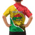 Personalized Burkina Faso Independence Day Family Matching Off Shoulder Short Dress and Hawaiian Shirt Coat Of Arms - Grunge Style - Wonder Print Shop