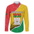 Personalized Burkina Faso Independence Day Family Matching Puletasi and Hawaiian Shirt Coat Of Arms - Grunge Style - Wonder Print Shop
