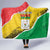 Burkina Faso Independence Day Hooded Blanket Coat Of Arms - Grunge Style - Wonder Print Shop