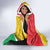 Burkina Faso Independence Day Hooded Blanket Coat Of Arms - Grunge Style - Wonder Print Shop