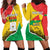 Personalized Burkina Faso Independence Day Hoodie Dress Coat Of Arms - Grunge Style - Wonder Print Shop