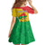 Personalized Burkina Faso Independence Day Kid Short Sleeve Dress Coat Of Arms - Grunge Style - Wonder Print Shop