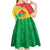 Personalized Burkina Faso Independence Day Kid Short Sleeve Dress Coat Of Arms - Grunge Style - Wonder Print Shop