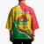 Personalized Burkina Faso Independence Day Kimono Coat Of Arms - Grunge Style - Wonder Print Shop