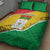 Burkina Faso Independence Day Quilt Bed Set Coat Of Arms - Grunge Style - Wonder Print Shop
