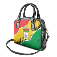Burkina Faso Independence Day Shoulder Handbag Coat Of Arms - Grunge Style - Wonder Print Shop