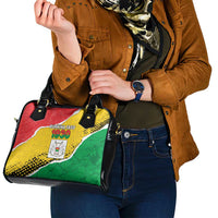 Burkina Faso Independence Day Shoulder Handbag Coat Of Arms - Grunge Style - Wonder Print Shop