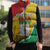 Personalized Burkina Faso Independence Day Sleeveless Puffer Jacket Coat Of Arms - Grunge Style - Wonder Print Shop