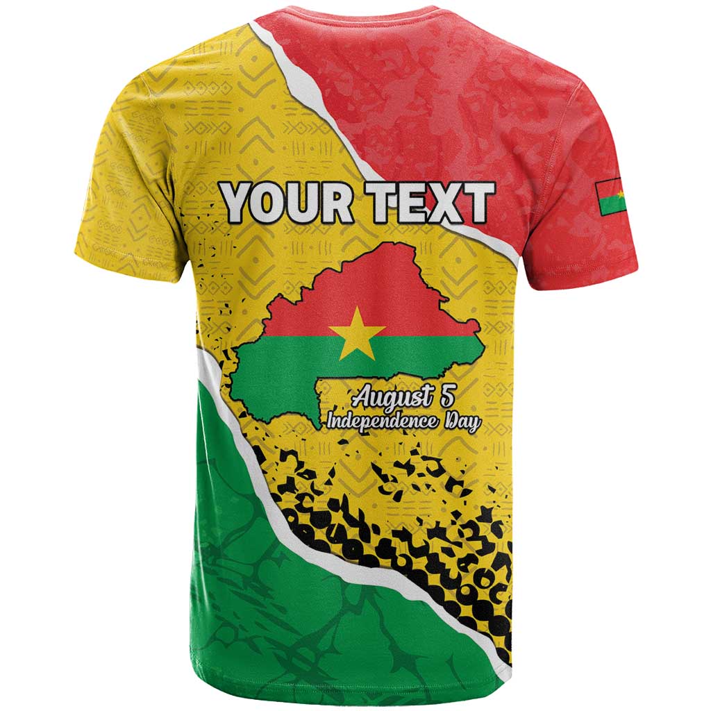 Personalized Burkina Faso Independence Day T Shirt Coat Of Arms - Grunge Style - Wonder Print Shop