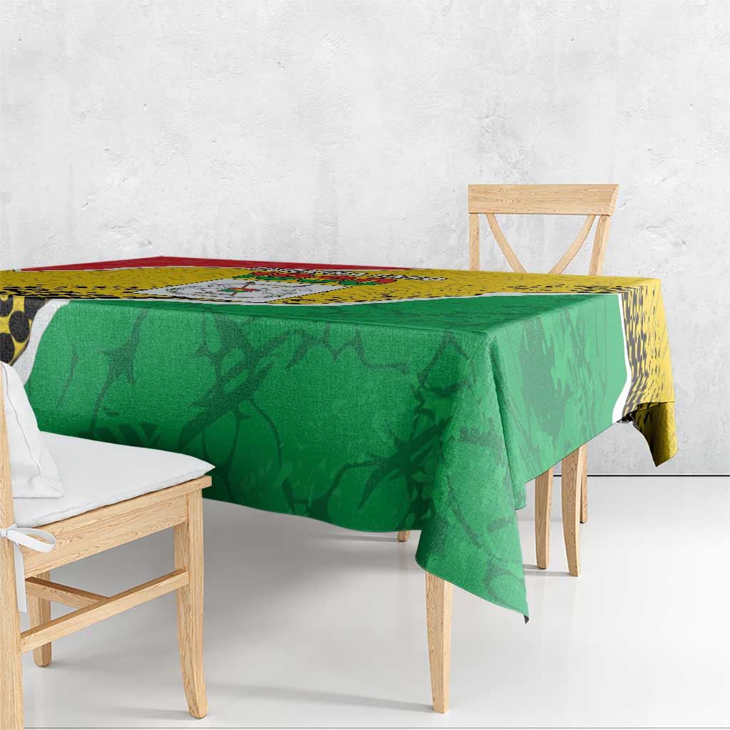 Burkina Faso Independence Day Tablecloth Coat Of Arms - Grunge Style - Wonder Print Shop
