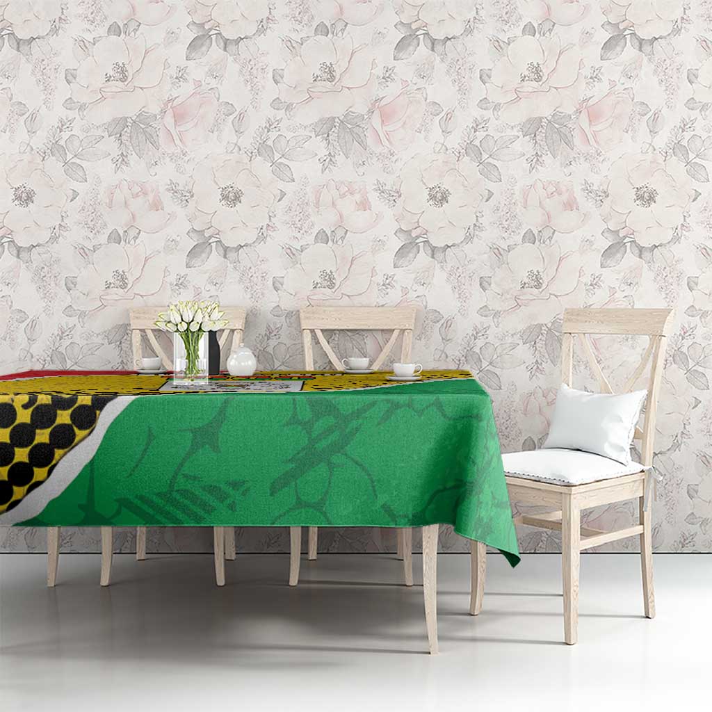 Burkina Faso Independence Day Tablecloth Coat Of Arms - Grunge Style - Wonder Print Shop