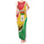 Personalized Burkina Faso Independence Day Tank Maxi Dress Coat Of Arms - Grunge Style - Wonder Print Shop