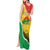 Personalized Burkina Faso Independence Day Tank Maxi Dress Coat Of Arms - Grunge Style - Wonder Print Shop