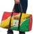 Burkina Faso Independence Day Travel Bag Coat Of Arms - Grunge Style - Wonder Print Shop
