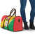 Burkina Faso Independence Day Travel Bag Coat Of Arms - Grunge Style - Wonder Print Shop