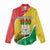 Personalized Burkina Faso Independence Day Women Casual Shirt Coat Of Arms - Grunge Style - Wonder Print Shop