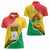 Personalized Burkina Faso Independence Day Women Polo Shirt Coat Of Arms - Grunge Style - Wonder Print Shop