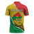 Personalized Burkina Faso Independence Day Zipper Polo Shirt Coat Of Arms - Grunge Style - Wonder Print Shop